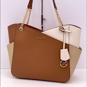 Michael Kors Large Chain Shoulder Bag Tote